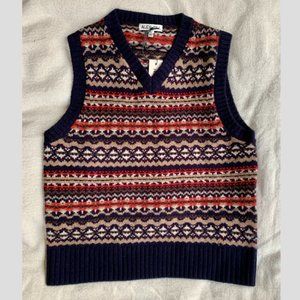 Alex Mill Merino Fair Isle Sweater Vest